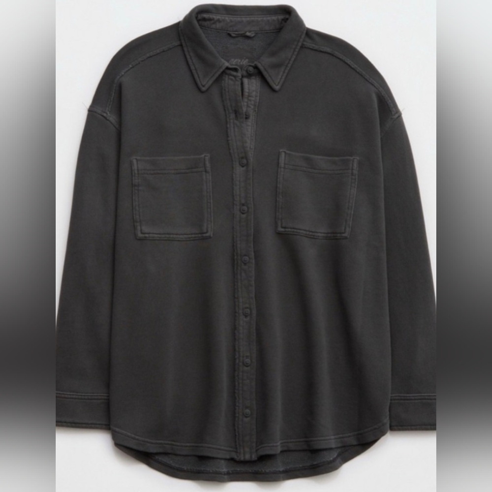 Aerie Lumberjane Fleece Shirt - Picture 2 of 5